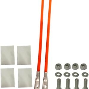 28''Snow Plow Blade Markers Guides Kit 304 Vertical Stud MountNever Break Stainless Steel Join Fit forBlizzard Boss SNO-Way Western Snowplows & Many More Pickup Truck SUV UTV ATV