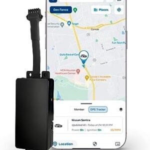 GPS Tracker - AutoSky Vehicle Tracker - Asset Tracker - HardWire Kit Included - No Recharging - 4G LTE - Real Time Location Tracking