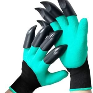 Waterproof Garden Gloves with Claws, 2 Pairs, Protective, Breathable, Suitable for Men and Women