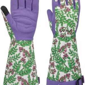 Long Gardening Gloves for Men&Women,Durable Garden Gloves with Touchscreen,Work Gloves,Rose Gloves,Gifts for Women