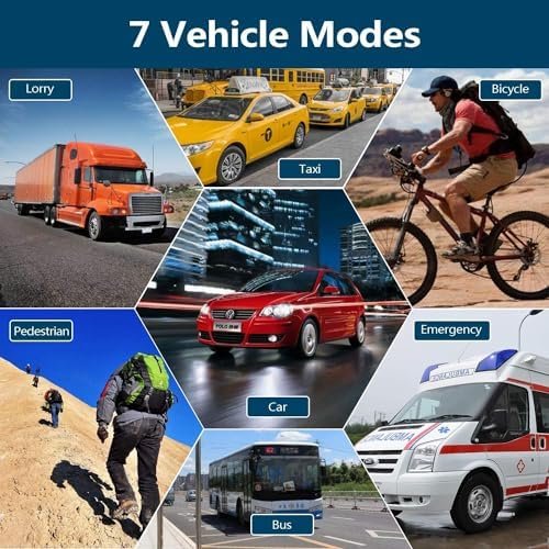 GPS Navigation for Car Truck RV, GPS Navigator with 9 inch, 2024 Maps (Free Lifetime Updates), Truck GPS Commercial Drivers, Semi Trucker GPS Navigation System, Custom Truck Routing - Image 3