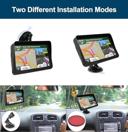 GPS Navigation for Car Truck RV, GPS Navigator with 9 inch, 2024 Maps (Free Lifetime Updates), Truck GPS Commercial Drivers, Semi Trucker GPS Navigation System, Custom Truck Routing - Image 6