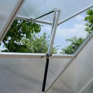 Solar Heat Sensitive Automatic Greenhouse Vent Opener Auto Vent Kit Gardening Tools for Greenhouses Roof Ventilation (Single Spring Vent Opener)
