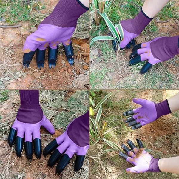 2 Pairs Garden Gloves Waterproof Breathable Work Gloves, Gardening Gloves With Claws For Digging And Planting - Image 7