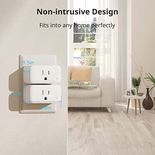 SwitchBot Smart Plug Mini 15A, Energy Monitor, Smart Home WiFi(2.4GHz) & Bluetooth Outlet Compatible with Alexa & Google Home, APP Remote Control & Timer Function, No Hub Required(4 Pack) - Image 7