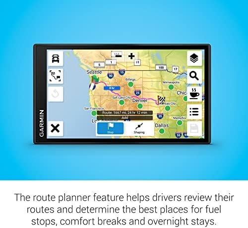 Garmin dēzl™ OTR610, Large, Easy-to-Read 6” GPS Truck Navigator, Custom Truck Routing, High-Resolution Birdseye Satellite Imagery, Directory of Truck & Trailer Services (Renewed) - Image 6