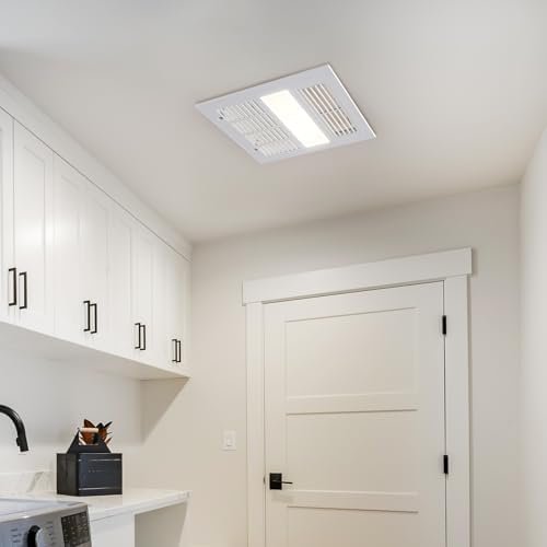 Bathroom Exhaust Fan, 1500W Heating, 110 CFM High-Efficiency Ventilation, 1.5sones Low Noise Operation, Remote Control, Energy-Saving Bathroom Ceiling Fan, Attic Access Needed - Image 8