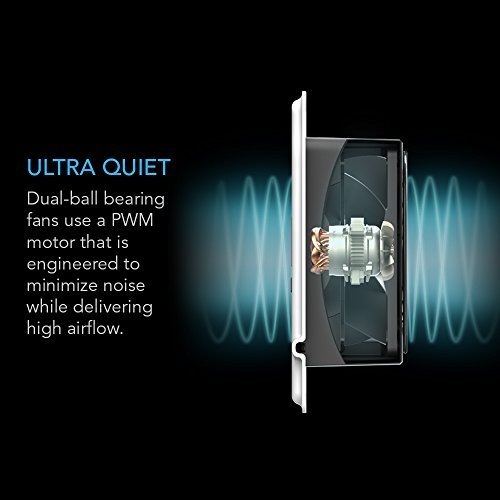 AC Infinity AIRTAP T6, Quiet Register Booster Fan with Thermostat 10-Speed Control, Heating Cooling AC Vent, Fits 6” x 12” Register Holes, Bronze - Image 4