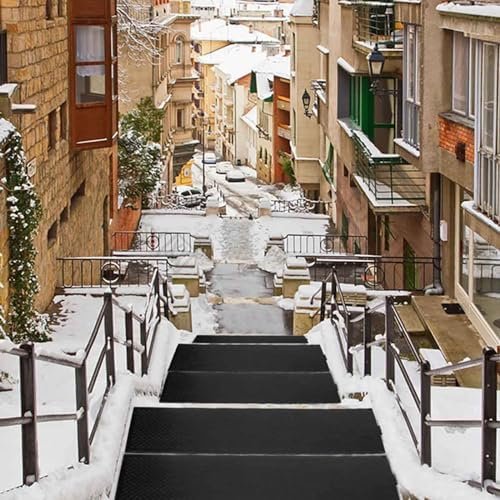 Snow Melting Mat,Residential Snow-Melting Stair Mat,Heated Snow Melting Outdoor Mats,Ice & Snow Melting Mats,Non-Slip Walkway Heated Outdoor Mat,Winter Outdoor Stairs, Steps,Doorways - Image 8