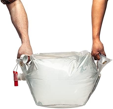 Wolverine Tuff Bottle 5 Gallon/20 Liter Collapsible Water Container with a Red Fast Flow Spout - Image 3