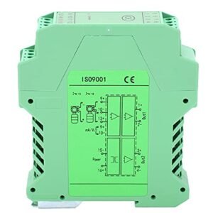 DCIsolator Current Voltage Transmitter DIN Rail Mount 1 in 2 Out 0‑10V to 4‑20mA GLG, Strong Versatility, High Reliability for Two Wire and Three Wire Transmitters