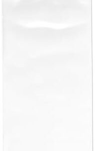 Plymor Heavy Duty Plastic Reclosable Zipper Bags, 4 Mil, 4" x 10" (Pack of 100)