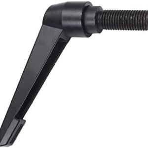 Bettomshin 1Pcs M16 Male Thread Adjustable Handle Screw Length 40mm Clamping Lever Black w Stud for Packaging Machinery and Equipment, Sharpeners, Machine Tools, Printing Equipment