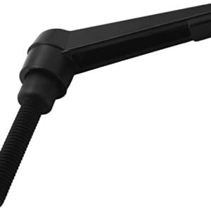 Bettomshin 1Pcs M8 Male Thread Adjustable Handle Screw Length 40mm Clamping Lever Black w Stud for Packaging Machinery and Equipment, Sharpeners, Machine Tools, Printing Equipment