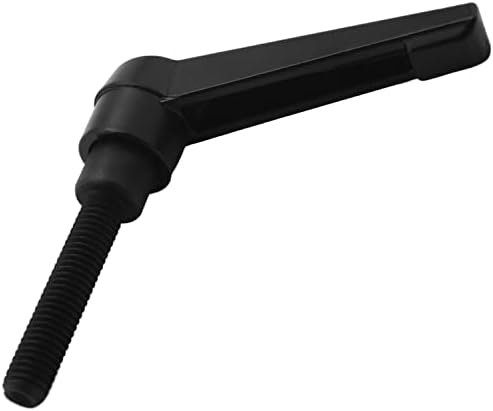 Bettomshin 1Pcs M8 Male Thread Adjustable Handle Screw Length 40mm Clamping Lever Black w Stud for Packaging Machinery and Equipment, Sharpeners, Machine Tools, Printing Equipment