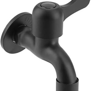 Water Filter Faucet, 1/2" Male Thread 304 Stainless Steel Mop Pool Tap for Garden Bathroom Basin Kitchen Sink(Mop Pool)