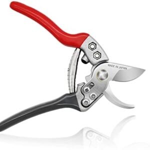 TONMA Pruning Shears [Made in Japan] Professional 7.5 Inch Premium Plant Garden Scissors Secateurs with Ergonomic Handle, Bypass Hand Pruners Branch Gardening Clippers for Plants