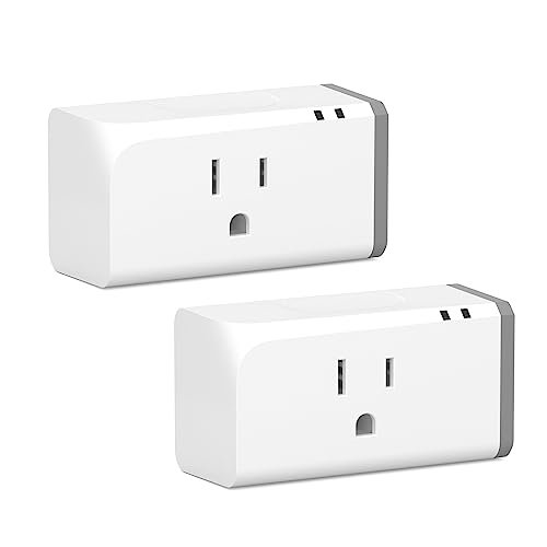 S31 Smart Plug with Energy Monitoring, WiFi Outlet 15A Remote Control, That Work Alexa, Google Home & IFTTT, ETL Certified, NO Hub Required, 2.4GHz Wi-Fi Only(2-Pack) White