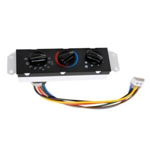 HS-373 HVAC Climate Control Panel with Blower Motor Switch HVAC A/C Heater Control Panel Replacement for Jeep Wrangler TJ 1999-2004 Replace# 55037473AB, BL101