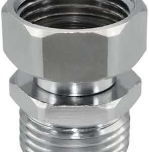 Garden Outdoor Hose Swivel Adapter, 3/4 GHT Male and Female, Water Pipe Connectors with Washer