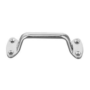 Door Grab Handle, 6 in 316 Stainless Steel Marine Hardware Grip Pull Replacement Accessories, Handrail Grip Rail Bar for Boat Yacht Home