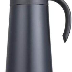 27 Oz Stainless Steel Thermal Coffee Carafe Double Walled Vacuum Insulated Thermos Pot, 12 Hours Heat Retention, 800 ML Beverage Water Coffee Dispenser(Black)