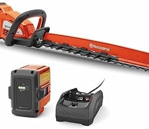 Husqvarna Hedge Master 320iHD60 Battery Hedge Trimmer, 24-Inch Electric Hedge Trimmer with Brushless Motor for Efficiency and Durability, 40V Lithium-Ion Battery and Charger Included