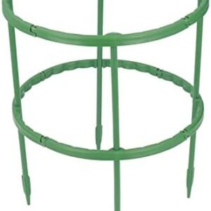 Tomato Cage, 3 Packs Small Vertical Plant Support Cage, Easy to Assemble, 10 Inch Sturdy Rust Resistant Round Plant Cage for Pots, Garden, Tomato, Eggplant, Strawberry and Other Climbing Plants