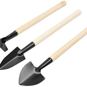 Mini Garden Tool Set 3 Pcs Hand Planting Tools Small Shovel/Rake/Spade Succulent Soil Tools for Gardening Life