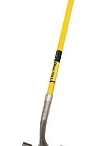 Truper 31199 Tru Pro 48-Inch Square Point Shovel, Fiberglass Handle, 10-Inch Grip