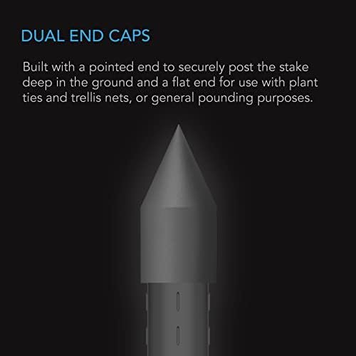 AC Infinity Garden Plant Stakes 24", Sturdy Metal Support Sticks with Protective Plastic Coating, 25-Pack for Tomatoes, Trees, and Vines in Gardening Hydroponics - Image 4