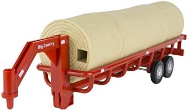 Big Country Toys Hay Trailer with Gooseneck Trailer Hitch, Fun Add-On for Farm Toys & Toy Trucks…