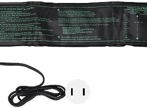 Tnfeeon Seedling Heat Mat and Digital Thermostat Combo Set, Warm Hydroponic Heating Pad for Germination, Indoor Gardening Greenhouse 20.7x3.9 (US Plug 110V)