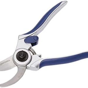 Amazon Basics 7-Inch Steel Bypass Pruning Shears, Blue