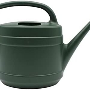 The HC Companies ½ Gallon Plant Watering Can - Small Plastic Garden Water Pot with Long Spout for Indoor Outdoor Plants Flower, Green