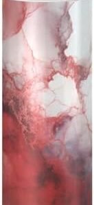 Red Marble Sliver Water Bottle Stainless Steel Insulated Vacuum Flask Leak Proof Thermos for Boys Girls
