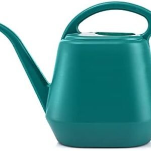 Fasmov Plastic Watering Can, 1-Gallon, Green
