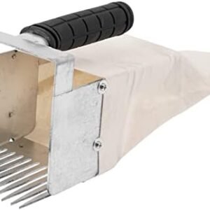 Zerodeko Berry Picker with Metal Comb and Handle Blueberry Picker Scoop Huckleberry Picking Rakes for Berry Harvester