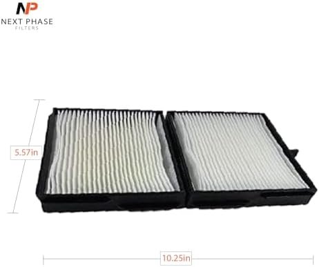Cabin Filter - Compatible with Komatsu Equipment - Cabin Air Filter Replacement – Replaces O.E. 20Y9796261; Baldwin PA5327; Fram PA11392; Wix WP10087 - Climate Control System Accessories - Image 2