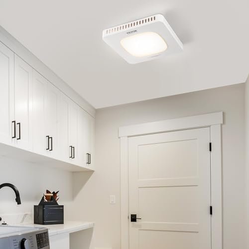 Bathroom Exhaust Fan, 110 CFM High-Efficiency Ventilation, 1.5sones Low Noise Operation All-Copper Motor, Remote Control, Energy-Saving Bathroom Ceiling Fan For Various Ceilings - Image 8
