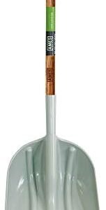 AMES 2682700 Poly Scoop with Hardwood Handle and D-Grip, 46-Inch