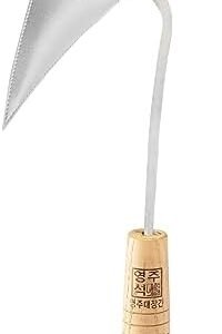 Fits All Hand Sizes: Youngju Homi & Korean Garden Hand Plow Hoe - Korean Master Blacksmith Seok No Ki Crafted - Ideal for Easy Gardening, Weeding, Farming - Safety Cover Included. Authentic, Handmade