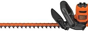 BLACK+DECKER Electric Hedge Trimmer, 22-Inch Blade, Corded (BEHT350FF) Orange