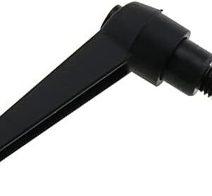 E-outstanding Black M8x20 Aluminum Alloy Clamping Lever Machinery Adjustable Handle Locking External Male Thread Knob