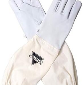 -Kids Leather Gardening Gloves| hand & arm protection for garden work
