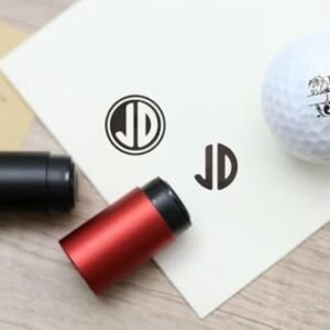 Personalized Golf Ball Stamp, Custom Reusable & Permanent Ink Golf Balls Marker Stamp, Custom Stainless Stamp Aluminum Golf Accessories, Waterproof Ink Ball Stamp, Gift for Dad and Husband