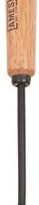 AMES 2447000 Tempered Steel Hand Weeder with Wood Handle, 12-Inch, Multi