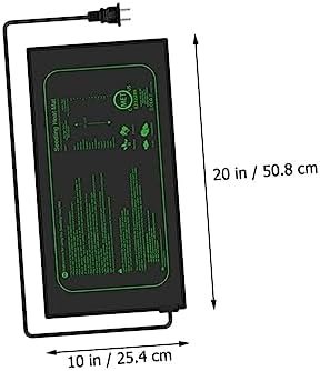 BESPORTBLE Real Plants Mat Germination Mat Flower Plants Germination Heating Mats Flowers Plants Greenhouse Heat Mat Hydroponics Heating Pad Heating Wire Material: Silicone Wire Heating Wire - Image 2