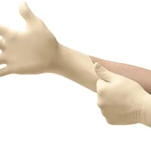 Microflex Diamond Grip MF-300 Disposable Gloves in Latex Multi-Purpose, Powder Free Glove in Natural Rubber for Exam