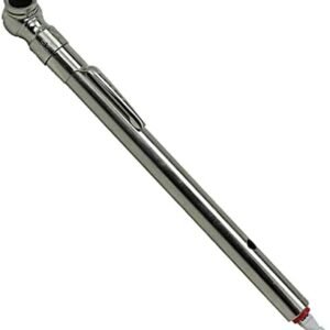 Milton S-928 Air/Water-Filled Tire Pencil Pressure Gauge, Built-in Deflator Valve, Pressure Measured in PSI & kPa, Easy to Read